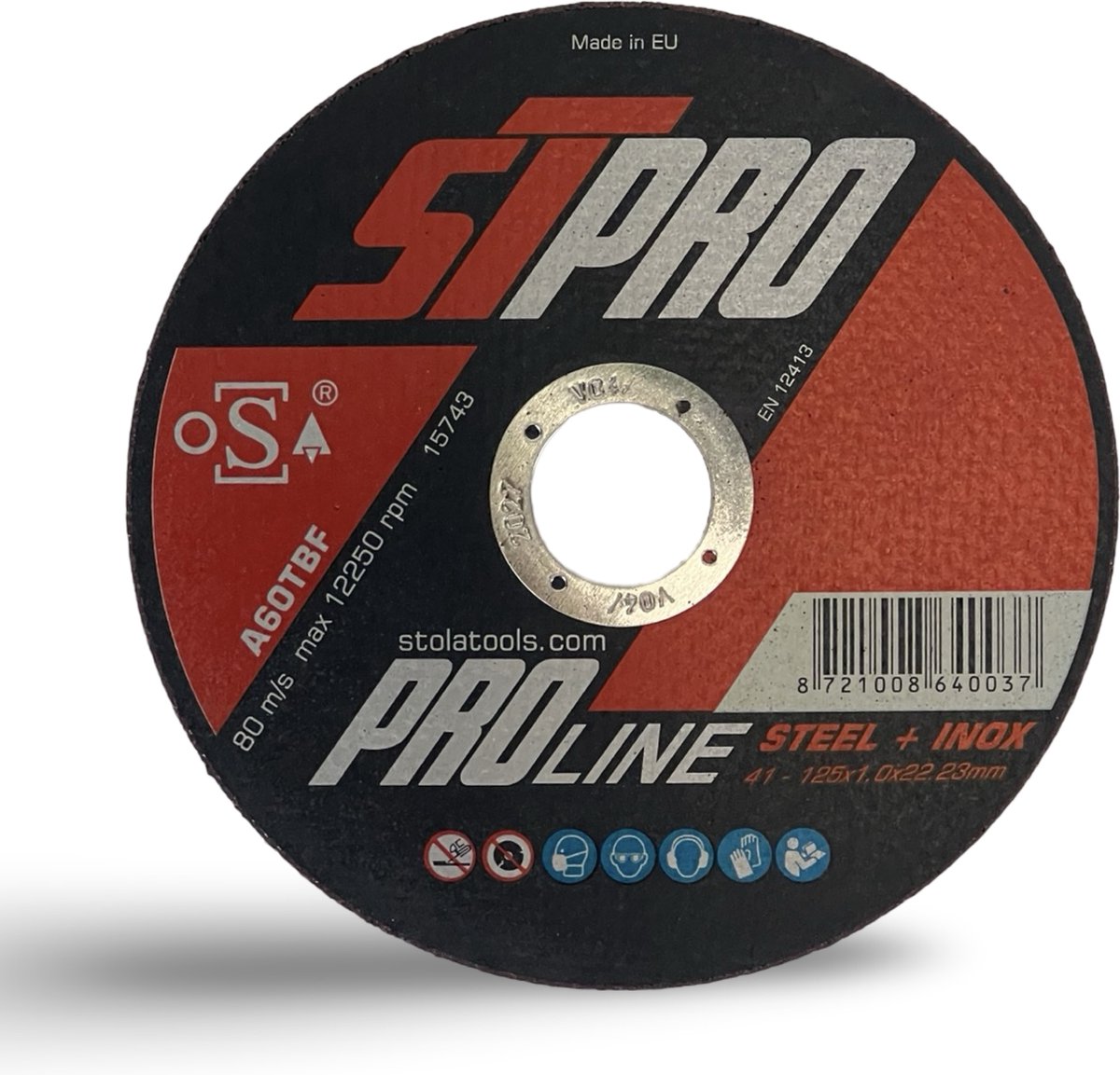 ST Pro doorslijpschijf 125 x 1.0 mm - Voor staal en RVS - 25 stuk(s)