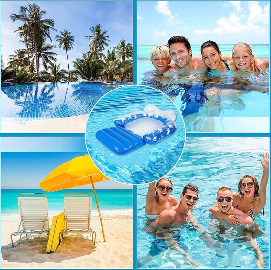Opblaasbare waterhangmat - zwembadaccessoires - opvouwbaar - loungeparty speelgoed - volwassenen waterhangmat van Bestway — afbeelding 2