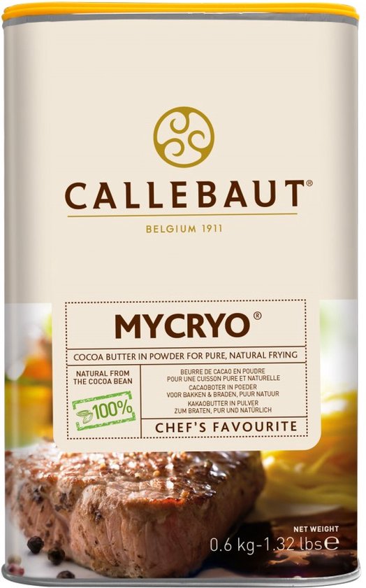 Callebaut - Ingrédient de cuisson - Beurre de cacao Mycryo ™ - 600g