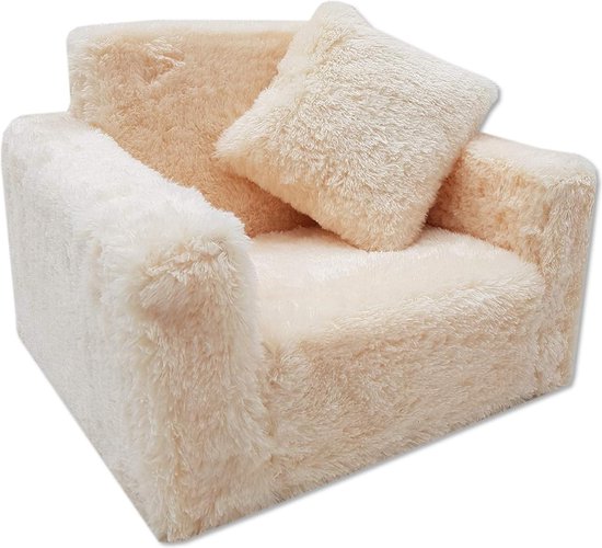 Kinderstoel met relaxfunctie en knuffelzitting - beige kinderzetel van Kinder — afbeelding 4