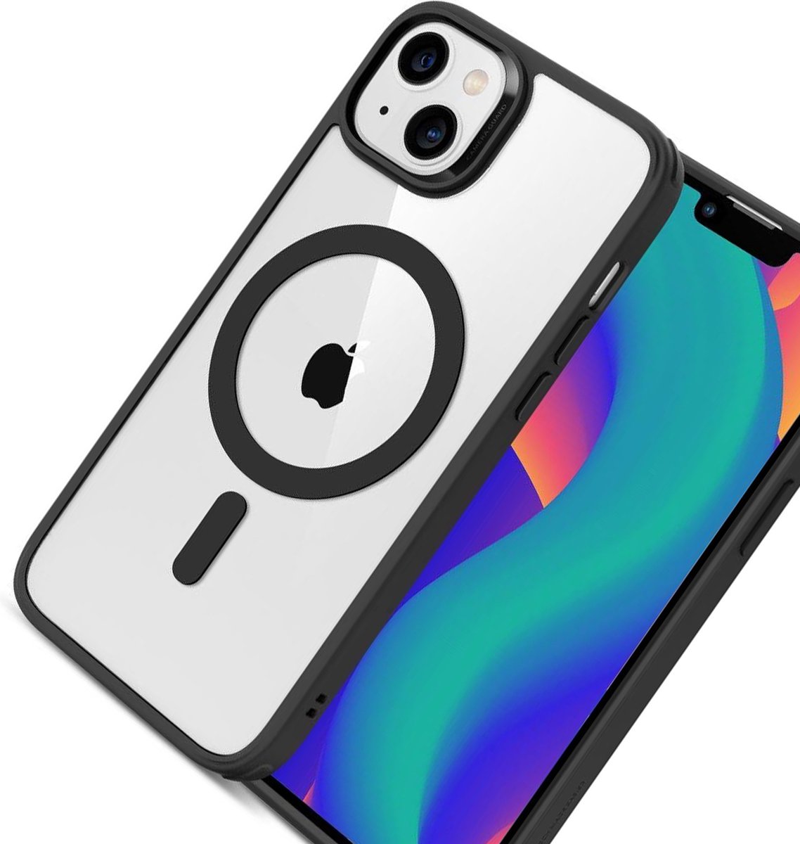 ESR Classic Hybrid iPhone 14 Plus Hoesje MagSafe Transparant Zwart