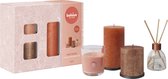 Bolsius - Rustieke Kaarsen Set - Geur Set - Giftset - Juicy Bliss