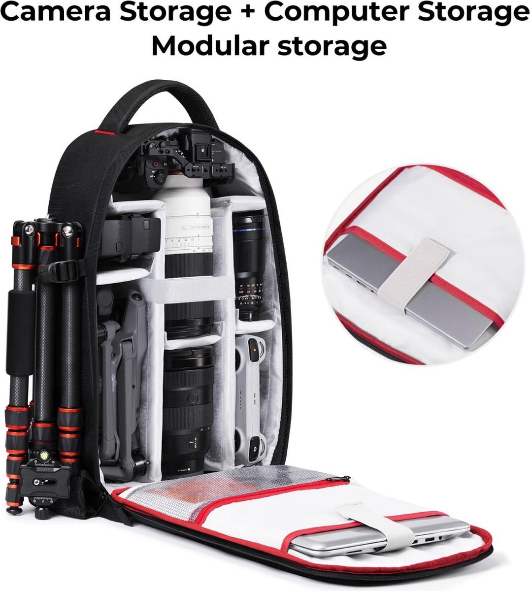 K&F Concept Beta Backpack 18L rugzak foto camera video cameratas fototas rugtas thumbnail 8