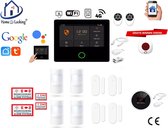 Bol.com Draadloos alarmsysteem voor woning/camper/boot/caravan werkt met wifi en sim kaart en met spraakgestuurde apps. (Nederla... aanbieding