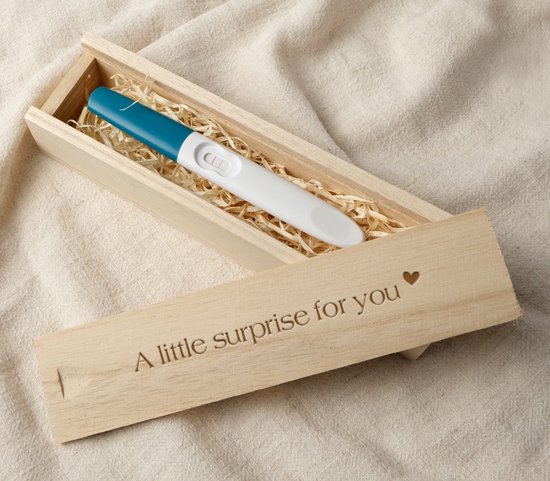 BOX pour - Annonce grossesse - coffret pour test de grossesse - annonce grossesse - Surprise - Enceinte - Tu vas être papa - Petite Surprise
