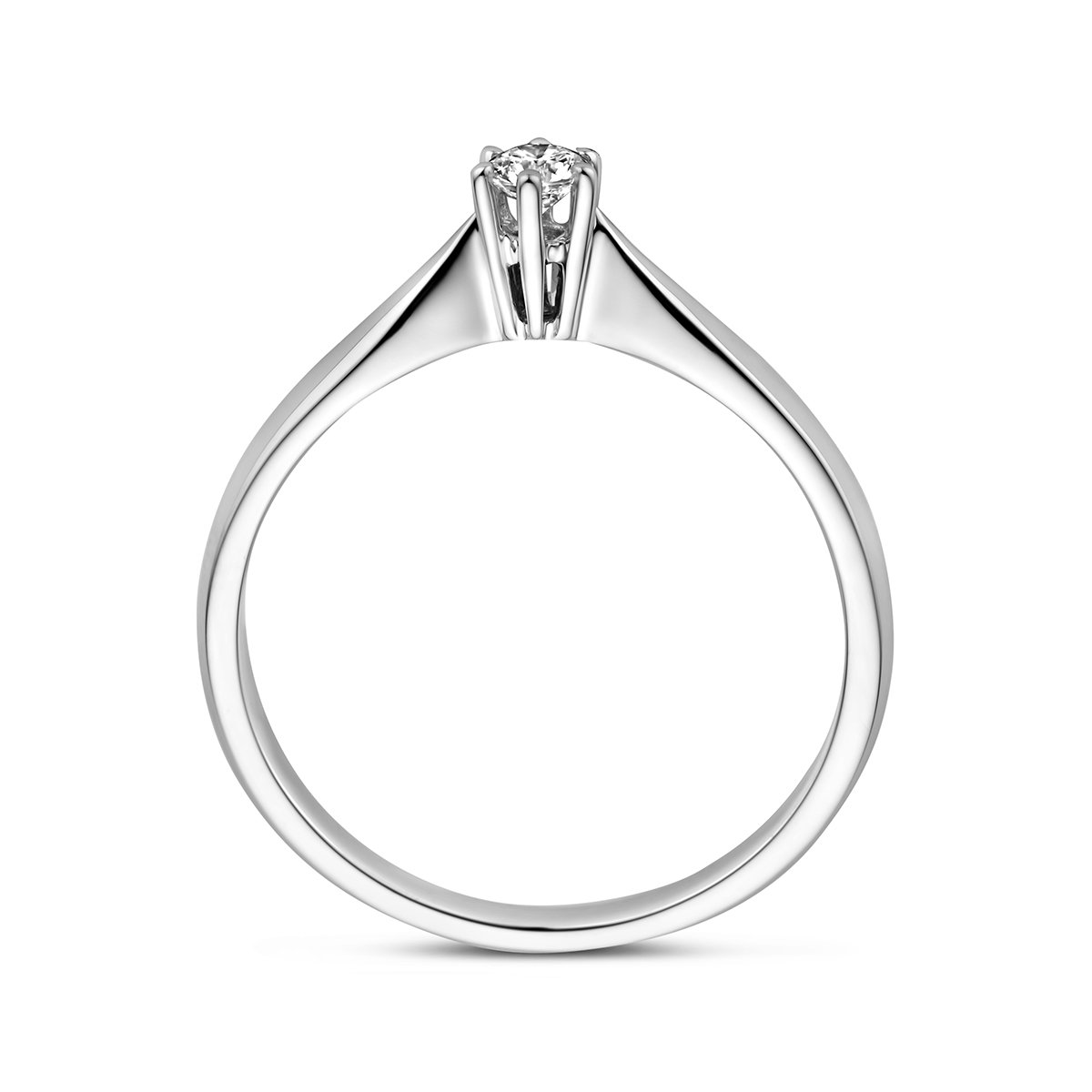 Ring Diamant 0.10ct H Si