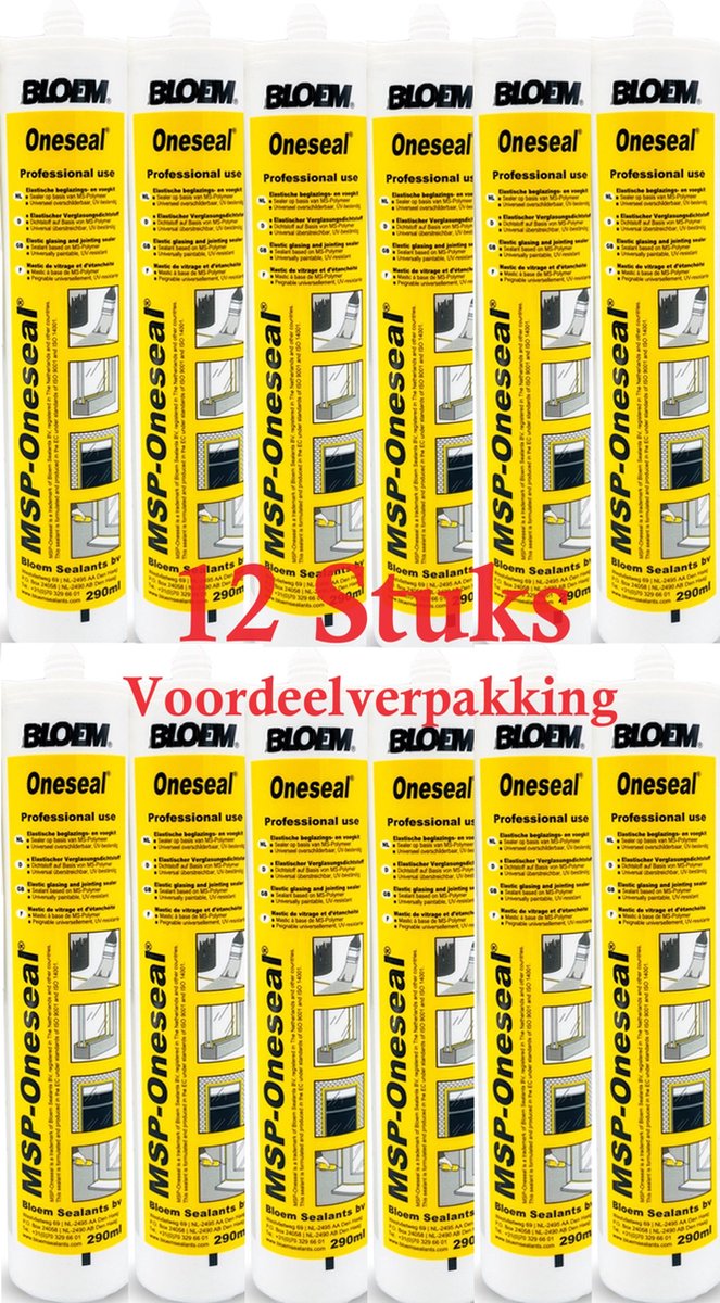 Bloem MSP Oneseal 290ml 9010 (Doos a 12 stuks)