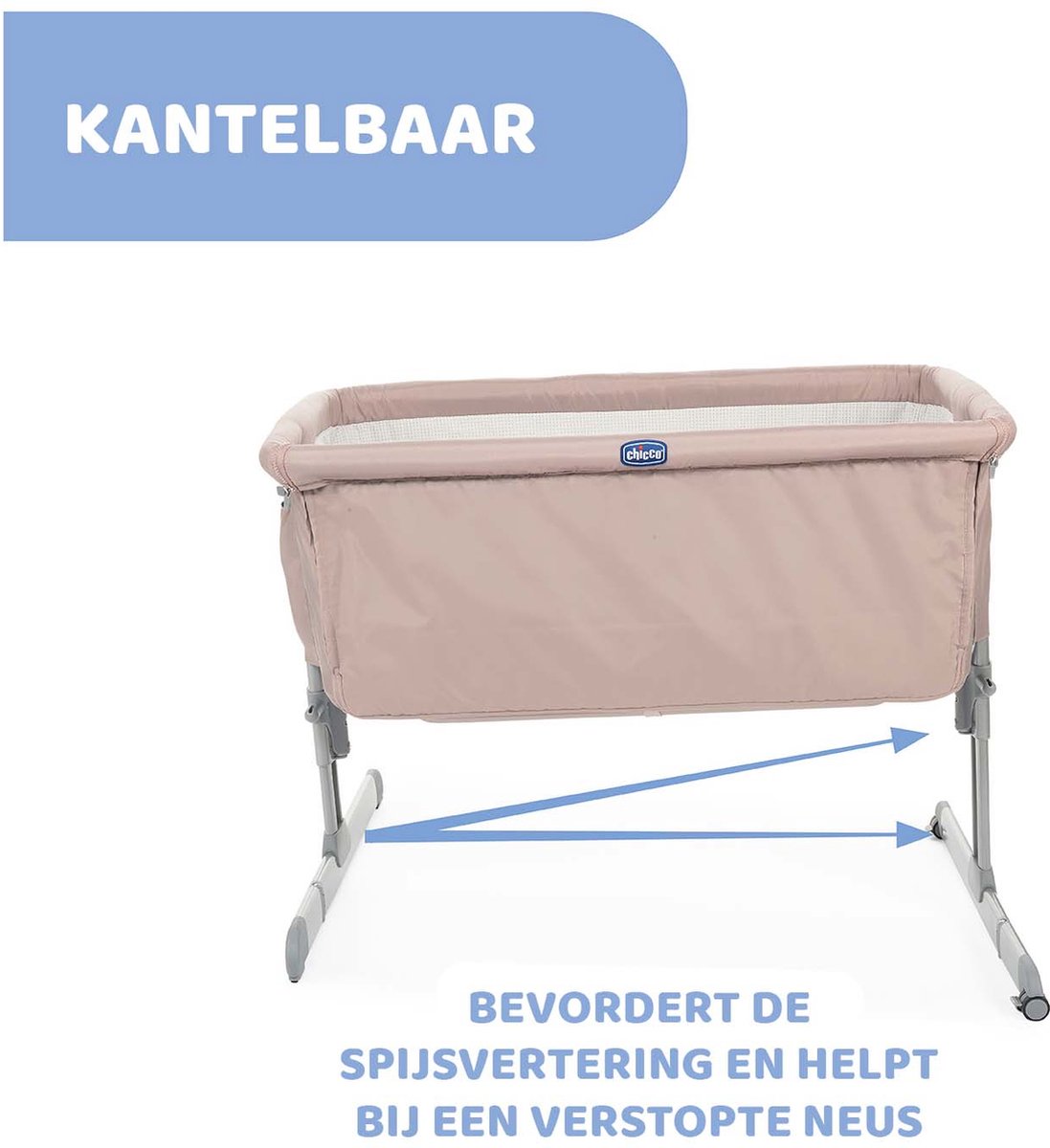Chicco Next2Me Co-Sleeper Dream - Babybed - Wieg - Aanschuifbed - Inclusief Wiegmatras - Sand – foto 2