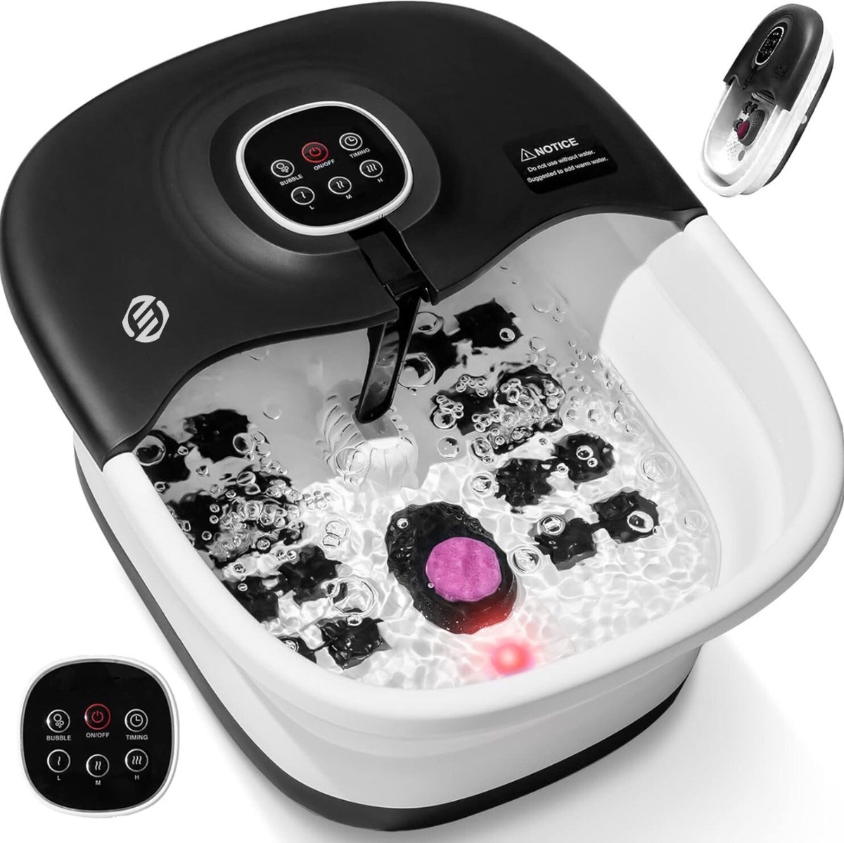 Equivera Voetenbad Met Massage - Voetenbad - Voetenbad Met Massage Electrisch - Voetbad - Voetenbad Massage Apparaat