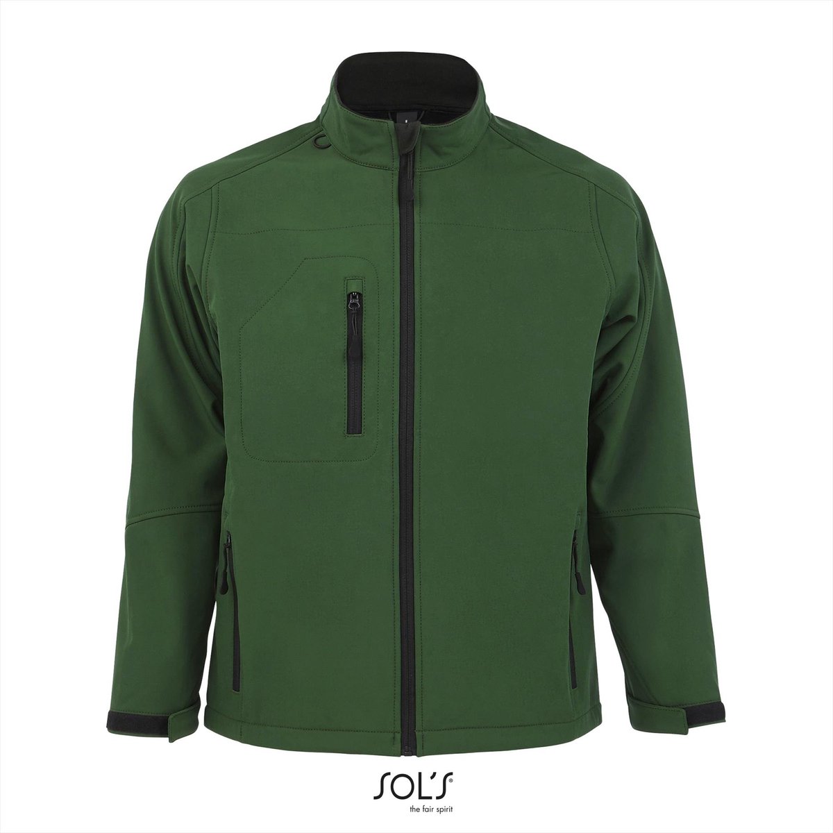 SOL'S Men´s Softshell Jacket Relax L866 - Bottle Green - 4XL