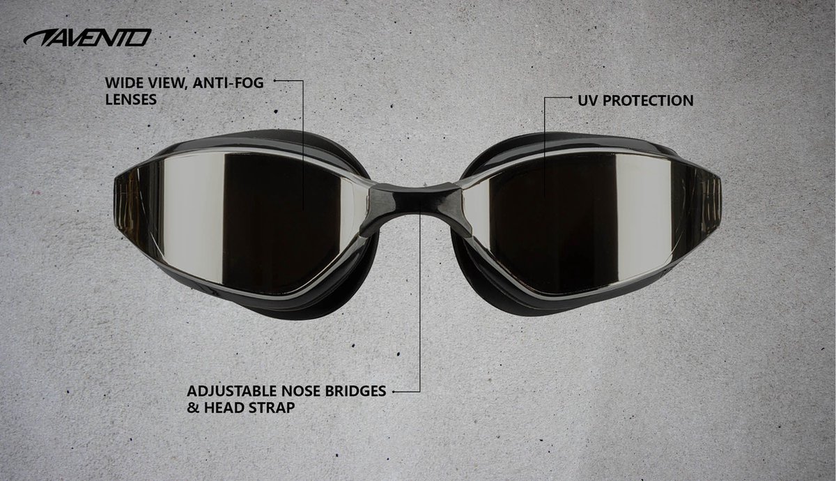 RIOROO Lunettes De Natation Polarisées Pour Adultes - Convient Pour Les Femmes Et Les Hommes - Sans Fuite - Grand Angle Clair - Résistant Aux UV - Anti-buée - Confortable - Pour