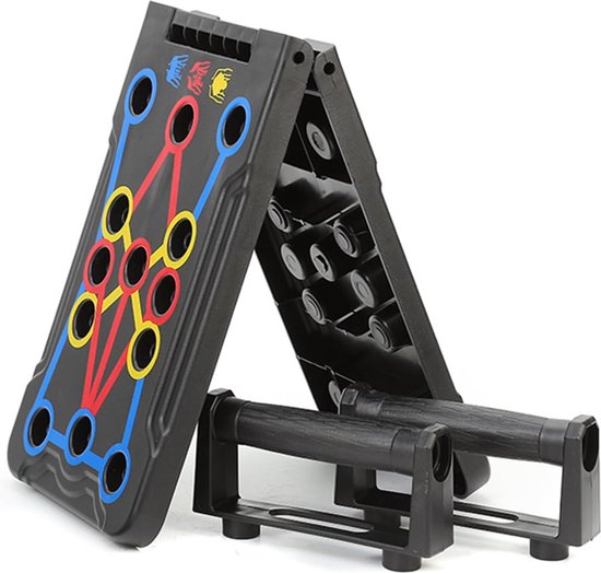 Pushup Board Pieghevole - Attrezzatura Per Allenamento Muscolare Toracico, Pieghevole, Per Uomini E Donne - Foto 2