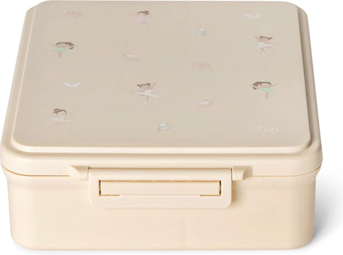Citron brooddoos met thermo lunchbox Ballerina