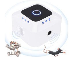 Anti-Mouse Ultrasonic Device with LED Light - Ultrasonic Rodent Repeller for Mice Rats Spiders Cockroaches Moths