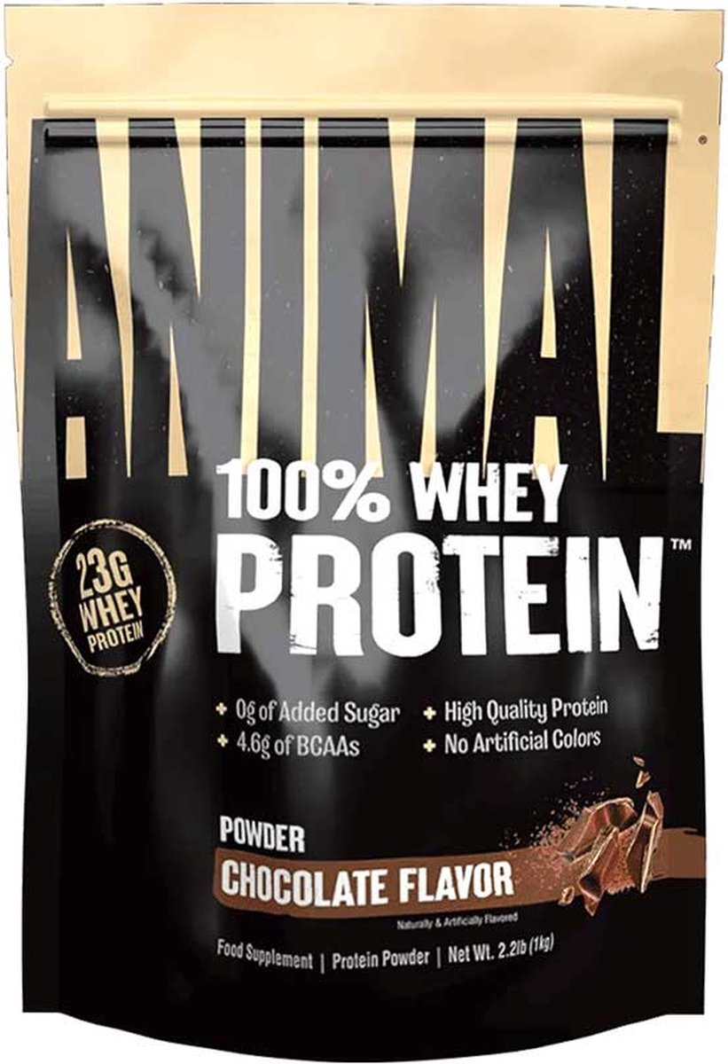 Goedkoopste Animal 100 Whey 1000gr Chocolate