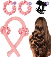 Heatless curls - Haarrollers - Krulspelden - Rollers haar - Incl. 2 scrunchies en 1 haarklip - Satijn - Soft & Silky