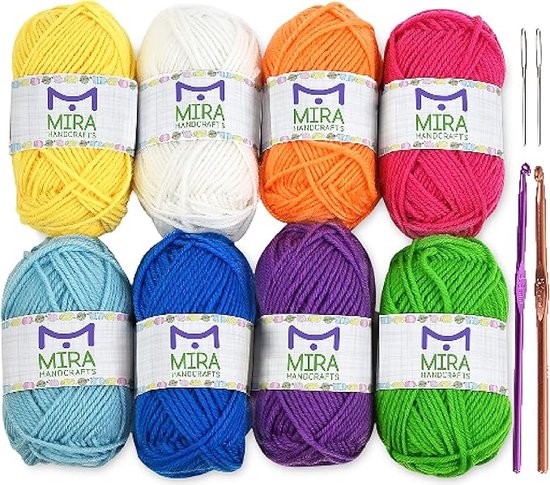 Luxe Garen Set - 12 -delig - Breigaren - 100% Acryl - Totaal 480 Meter - Haakgaren - Garenpakket - Haken - Garenballen - Breien - Haak Garen