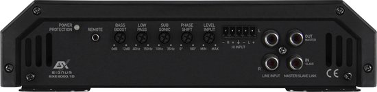 ESX Signum SXE2000.1D Amplificateur monobloc 2000 W (1000 W RMS ) avec télécommande de basse
