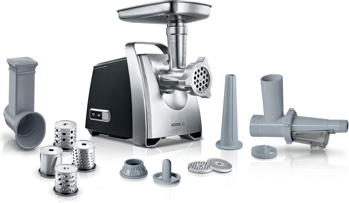 Bol.com Fleischwolf MFW68660 800W - Stijlvol Zwart - Betrouwbaar en Krachtig Vleesmolen aanbieding