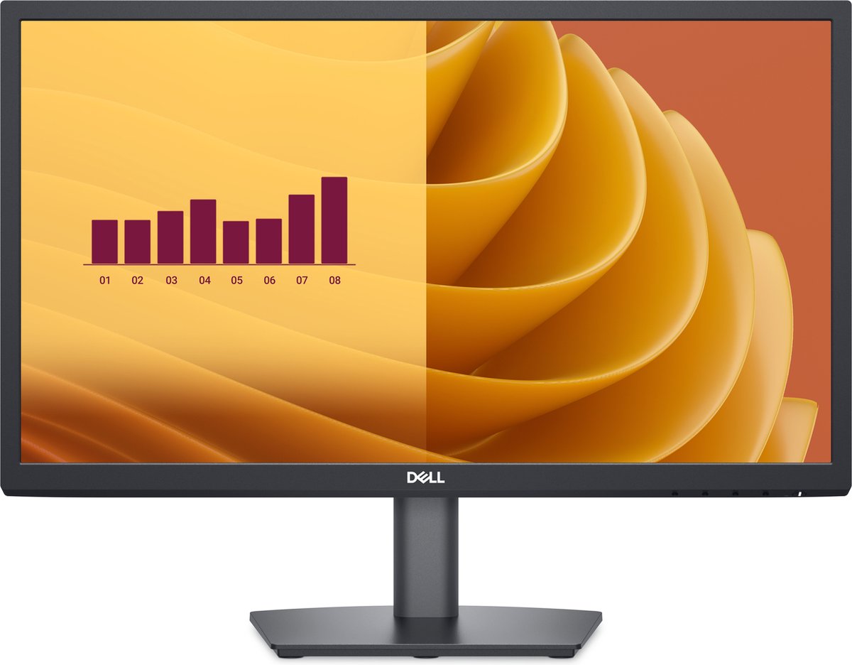 DELL E Series E2225H computer monitor 54,5 cm (21.4") 1920 x 1080 Pixels Full HD LCD Zwart