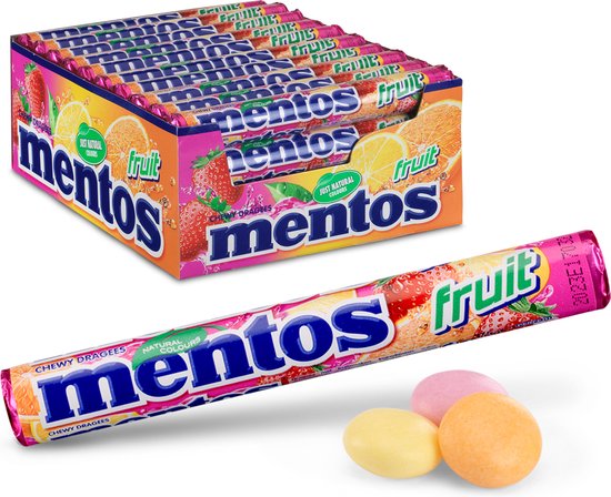 Mentos - Fruits - 40 Rouleaux