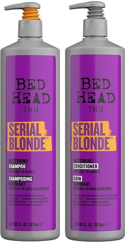 Duo de Shampooing et revitalisant Tigi Dumb Blonde - 1500ml