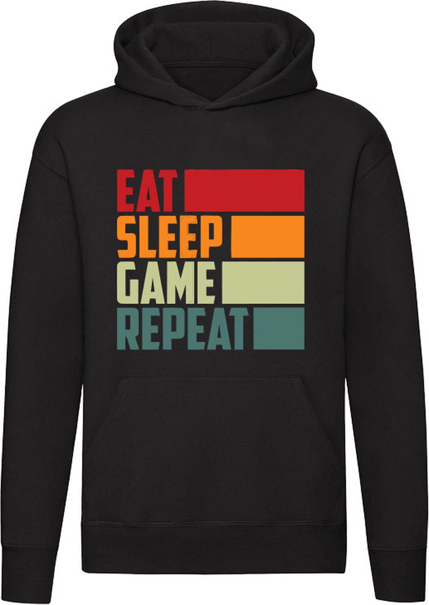 Eat Sleep Game Repeat Hoodie spel computer console retro