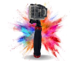 TronicXL Handgreep voor uw Camera geschikt voor DJI Osmo, GoPro, Hero, Hero+, 3, 4, 5, 6, 7, 8, 9, 10, 11, 12, 13, Session - Action Cam greep - Camerastatief inclusief houder - adapter