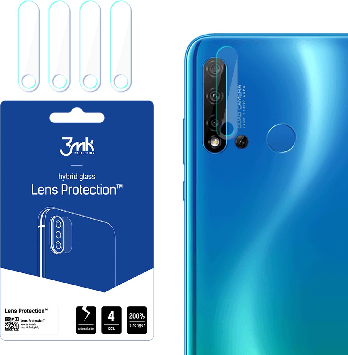 Huawei P20 Lite 2019 - 3mk Lens Protection