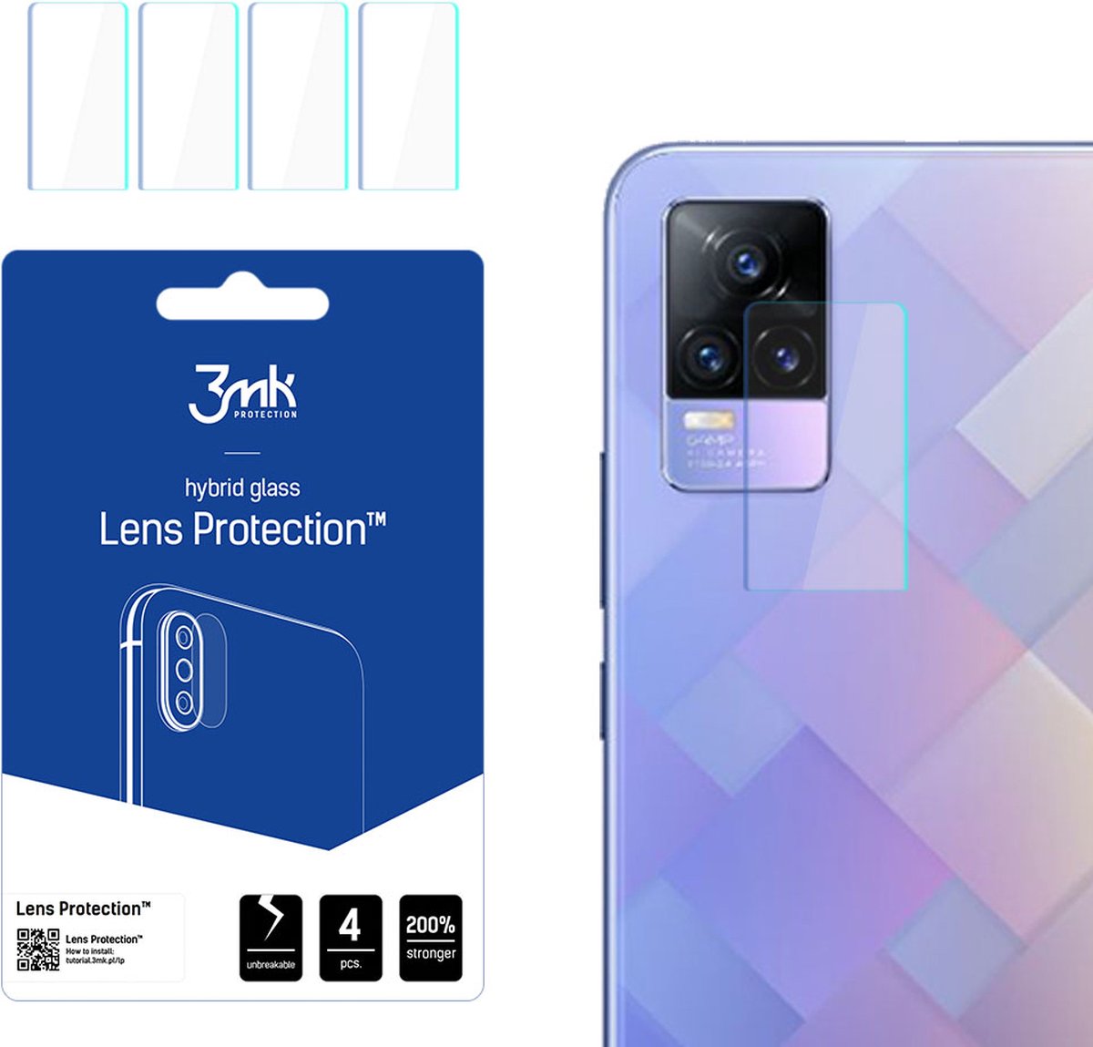 Vivo V21e 5G - 3mk Lens Protection