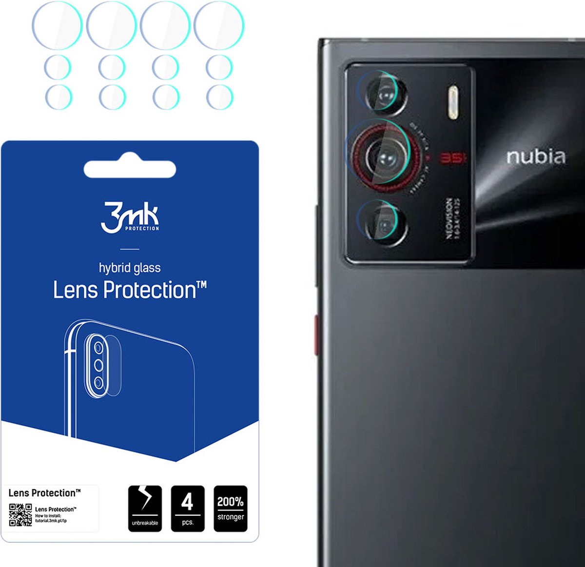 ZTE Nubia Z40 Pro - 3mk Lens Protection