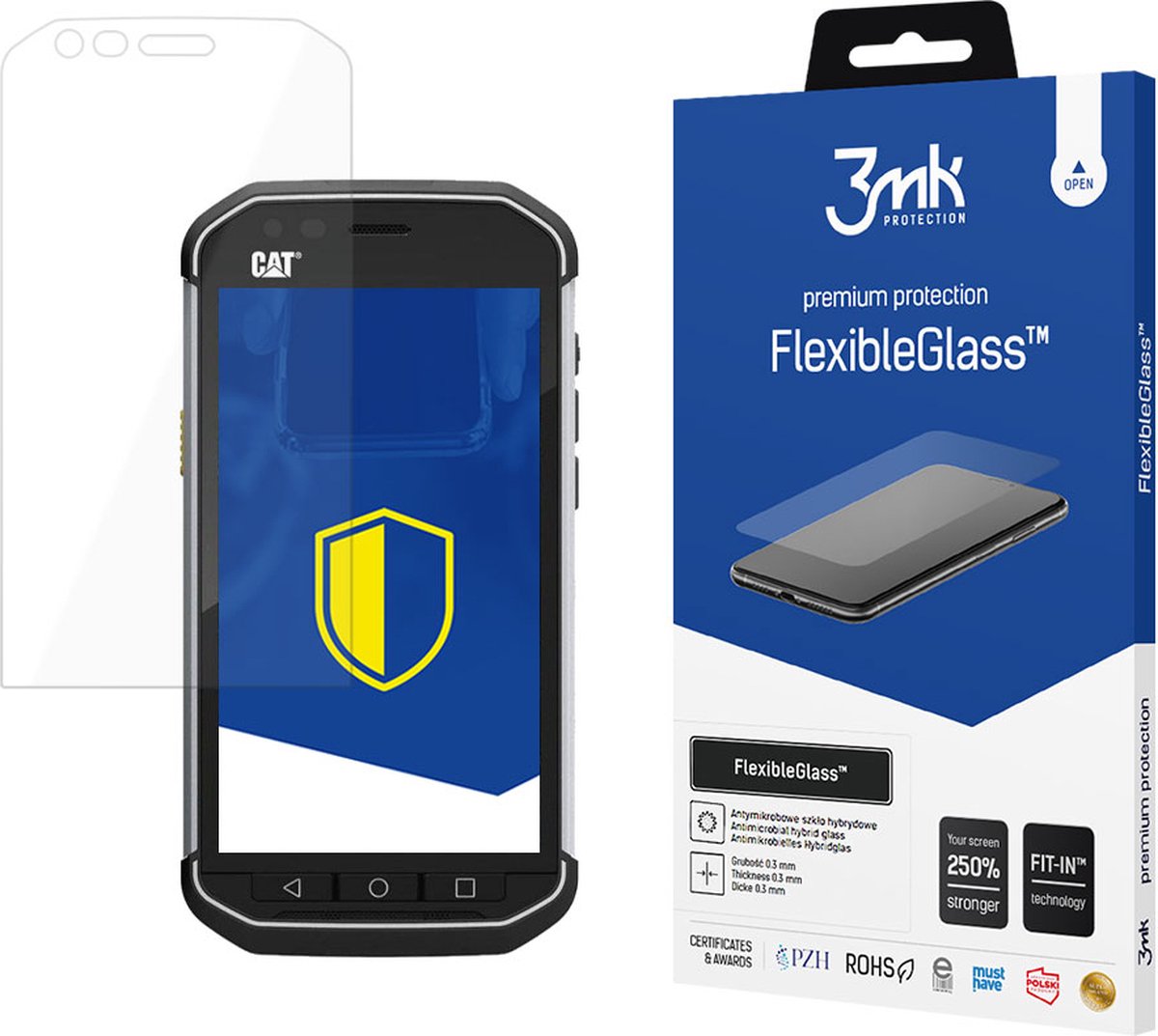 CAT S40 - 3mk FlexibleGlass
