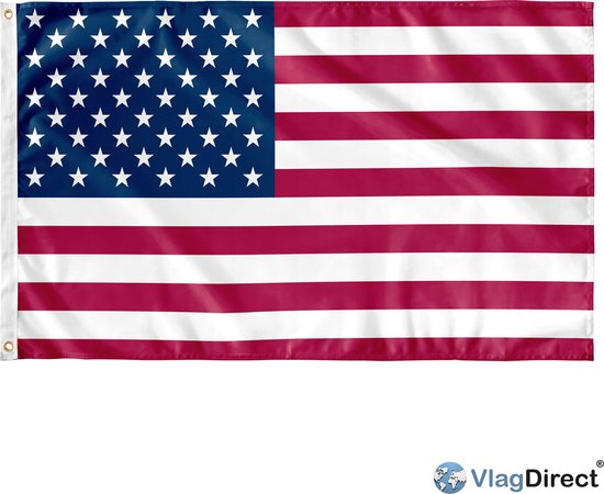 VlagDirect - drapeau américain - drapeau des États-Unis d'Amérique - 90 x 150 cm.