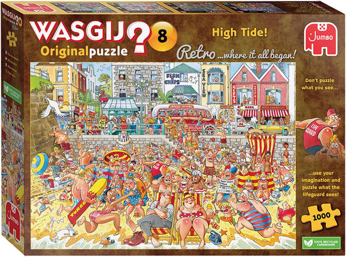 Wasgij Retro Original 8 - Vloed! - Puzzel - 1000 stukjes