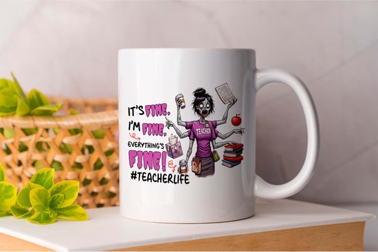 Mok It's Fine i'm Fine - ZombieApocalypse - funny - ZombieNation - ZombieLife - LivingDead - ZombieApocalyps - ZombieLeven - LevendeDoden