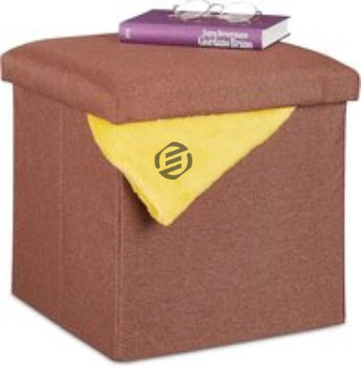 Equivera Voetenbankje Of Poef - Poef - Voetenbankje - Hocker - Voetenbankje Binnen - Poefs