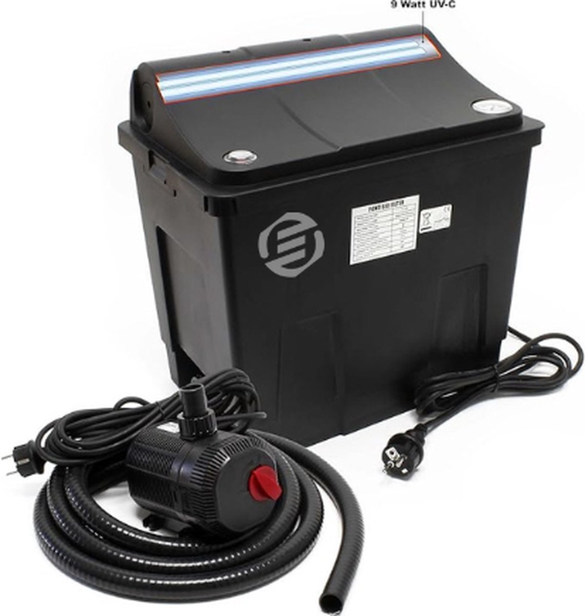 Equivera Vijverfilter - Fontijnfilter - Vijver - Algenbestrijding - UV Lamp - Premium