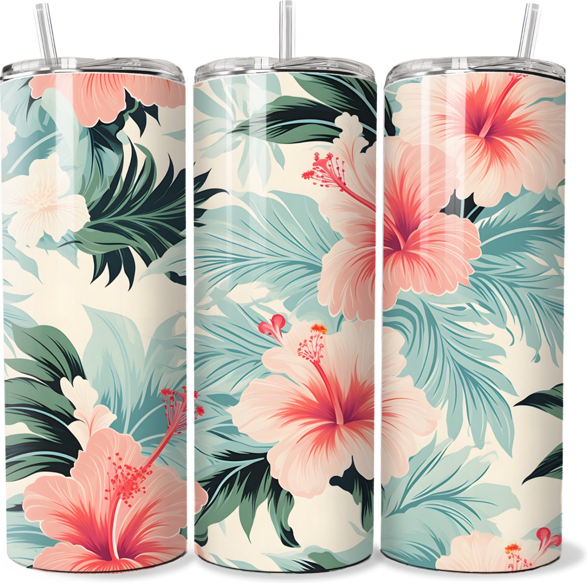 KadoDash - Tumbler - Drinkbeker - Isolatiebeker - Waterfles - Hawaï - Hawaii