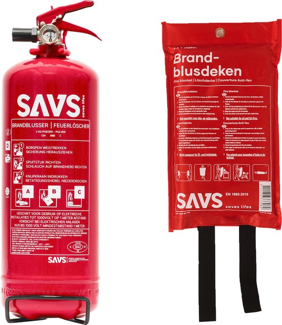 SAVS Brandblus box - Poeder middel