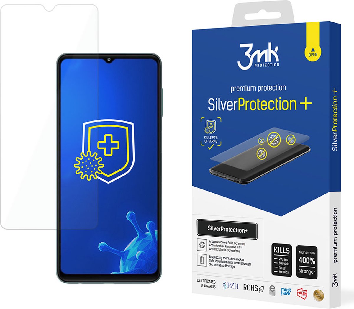 Samsung Galaxy F23 5G - 3mk SilverProtection+