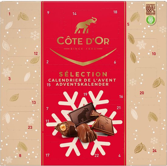 Côte d’Or Chocolade Adventskalender