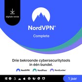 Bol.com NordVPN Complete - Cybersecuritypakket - VPN Password Manager en Versleutelde Cloud - 1-jarig Abonnement - PC & Telefoon... aanbieding