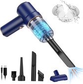 Krachtige oplaadbare Handheld Vacuum Cleaner - 2 in 1 Zuigen Blowing - Lichtgewicht voor Home Pet Hair en Car Cleaning