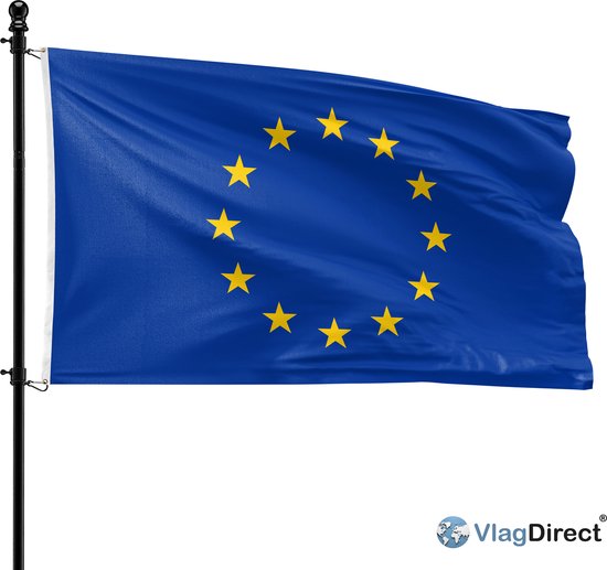 VlagDirect - Europese Unie vlag - Europa vlag - EU vlag - 90 x 150 cm.
