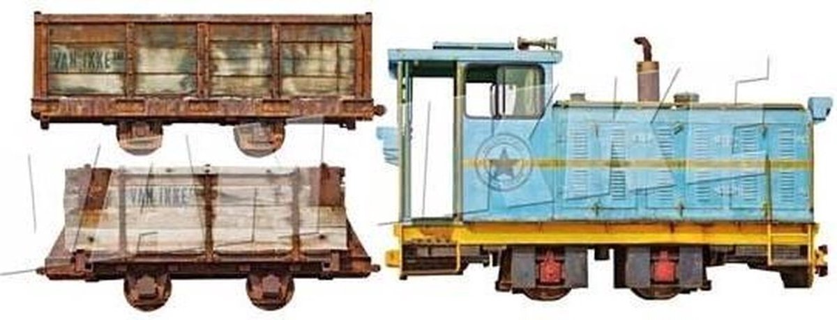 Muursticker Trein XL