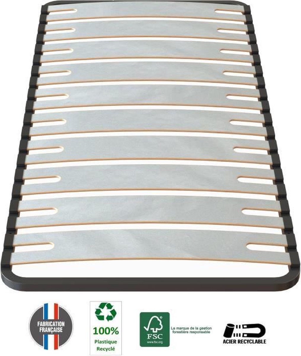 SEDAC OPTISIZE bedbodem 90 x 190 - Extra breed lattenbodem 141 mm dik