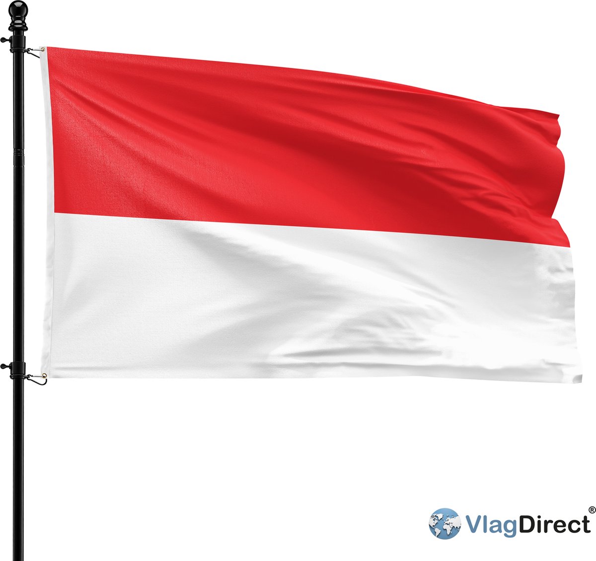 VlagDirect - Indonesische vlag - Indonesië vlag - 90 x 150 cm.
