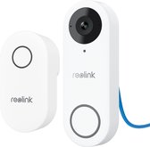 Reolink Doorbell PoE - 2K+ 5MP - 180° Groothoek - 3:4 Beeldverhouding - Slimme Detectie - Tweewegs Talk - Geen Abonnementskosten - Snel Antwoorden - Wit