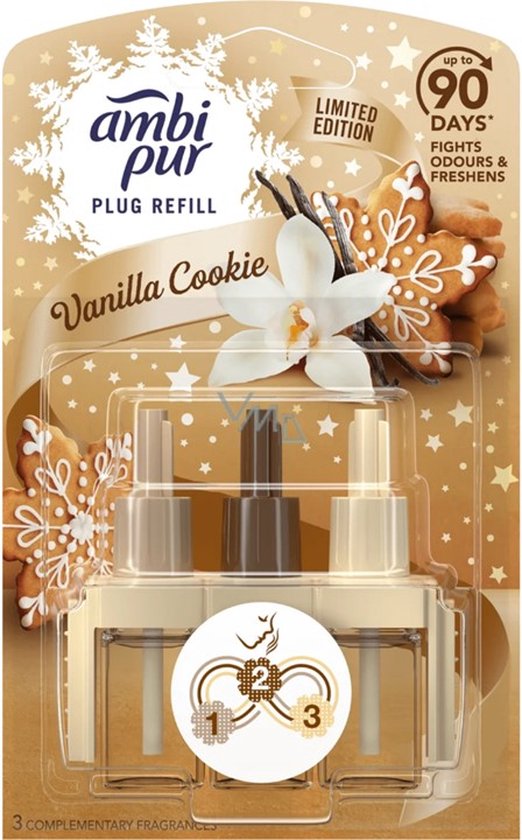3volution Cookie Ambi Pur 3Volution Vanilla Cookie - Navulling 20 ml | bol