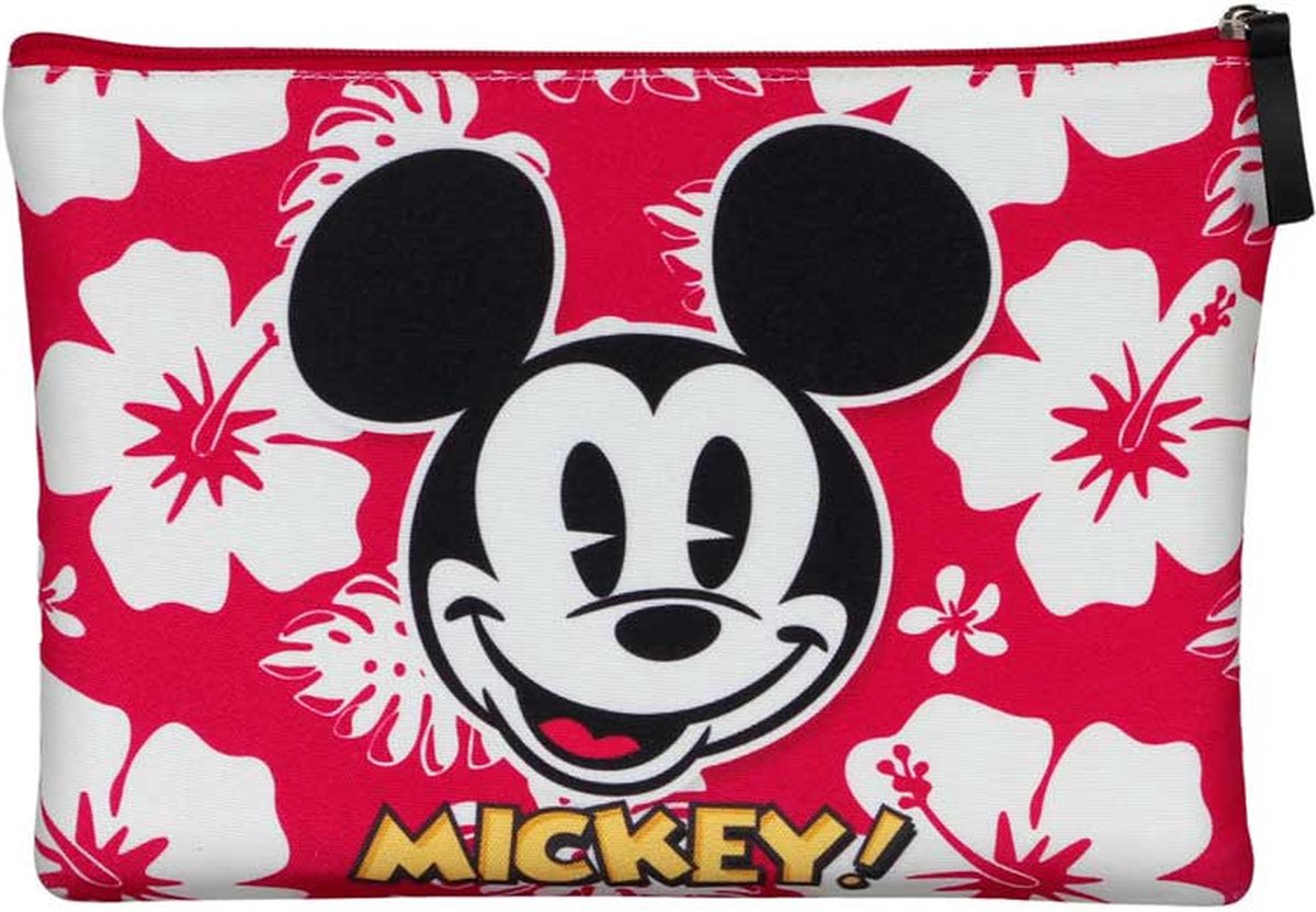 Mickey Mouse - Toilettas - Hawai - Disney Licensie - afmeting: 30,5 x 2 x 22,5 cm.